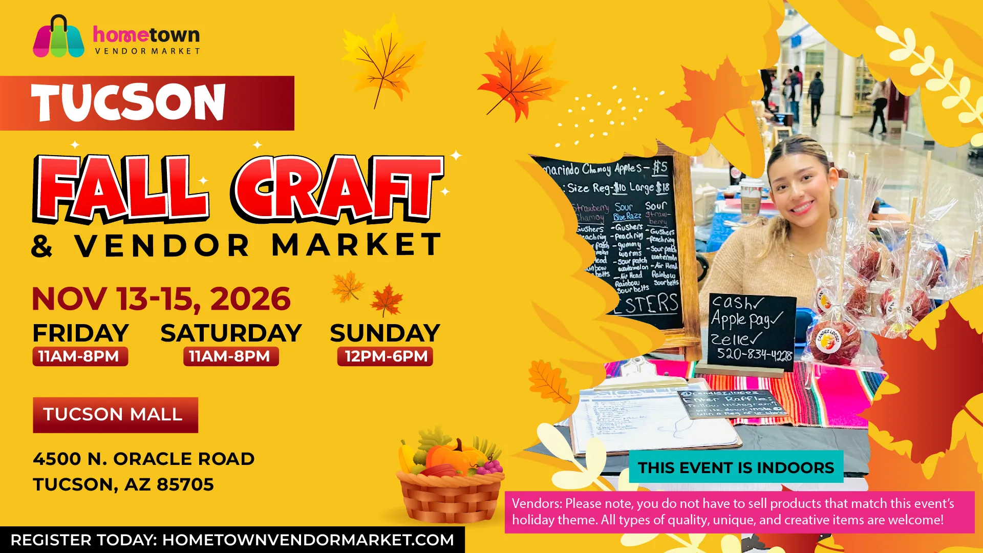Tucson Fall Craft & Vendor Market_Mesa de trabajo 1 copia Foley Back to School